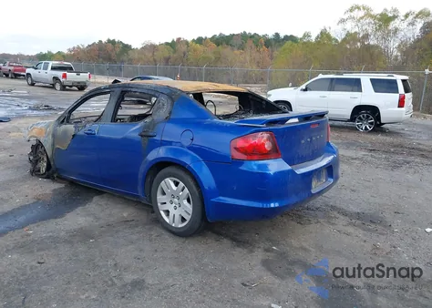 2013 Dodge Avenger Se z USA, uszkodzony, nr VIN 1C3CDZABXDN599119